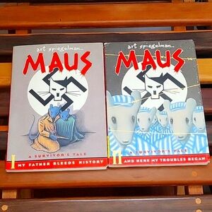 Holocaust Graphic Novels/Storybooks Maus I & Maus II Art Spiegelman